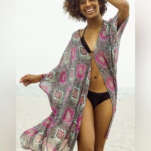 Free flowing swim cover up